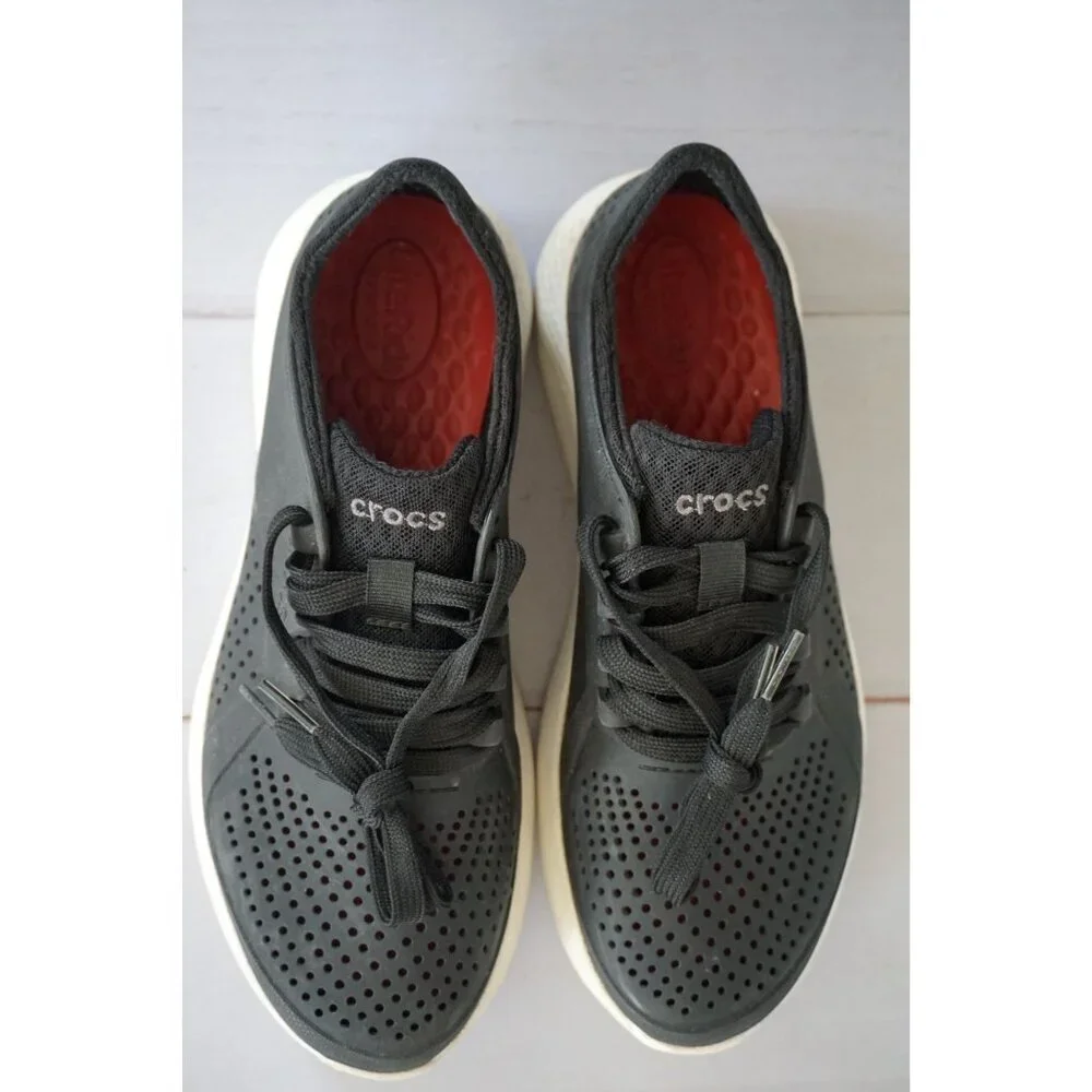 Crocs Women's Literide Pacer Lace-up Sneakers - Size 8 - Picture 9 of 10